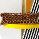 Saint Laurent Le 5 A 7 Large In Wood Beads 823807 Coffee